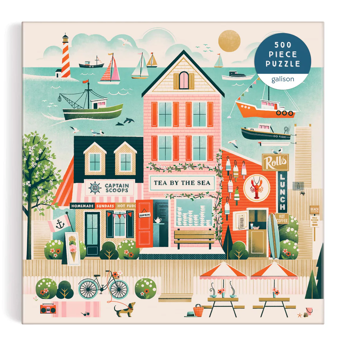 Beside the Sea : Pussel 500 bitar  - 3