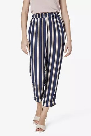 Noa Noa - Lisa Stripe Pants Art Blue