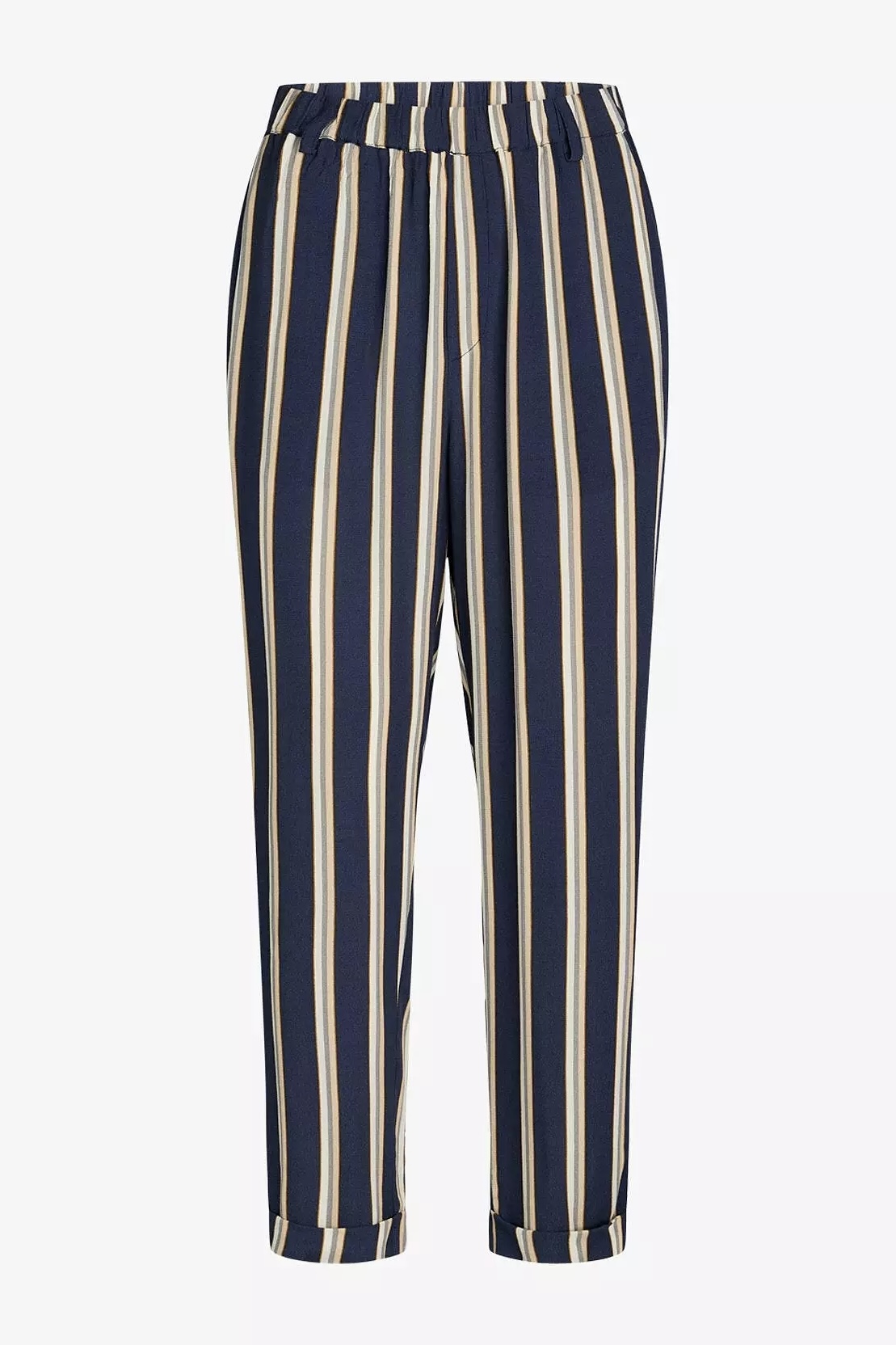 Noa Noa - Lisa Stripe Pants Art Blue - 4