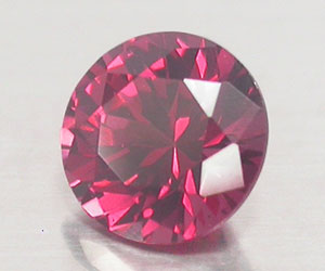 Granate rodolita natural con corte de diamante redondo de 0,61 ct de 5 mm - 3
