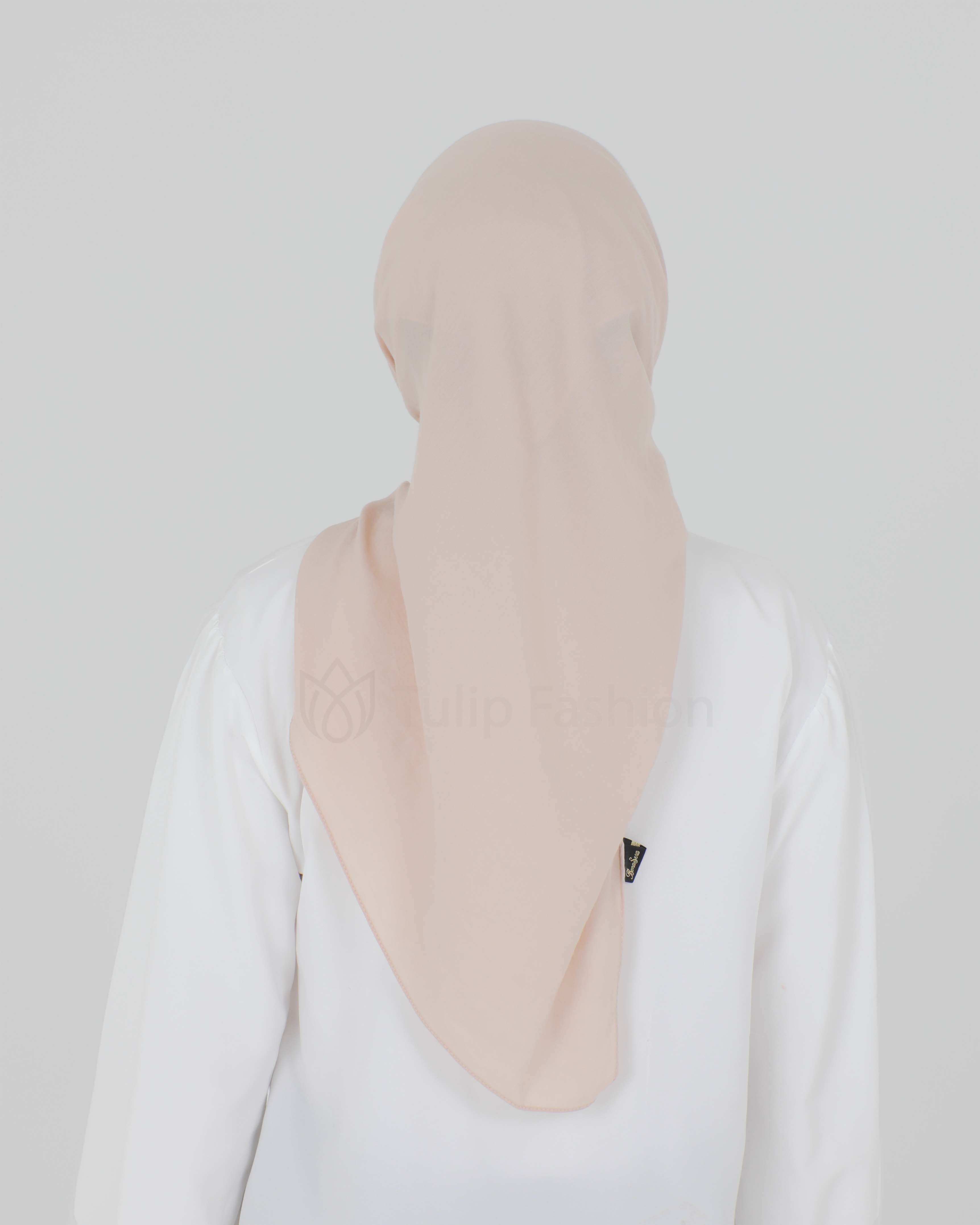 Hijab - Square cotton roma - Beige - 4