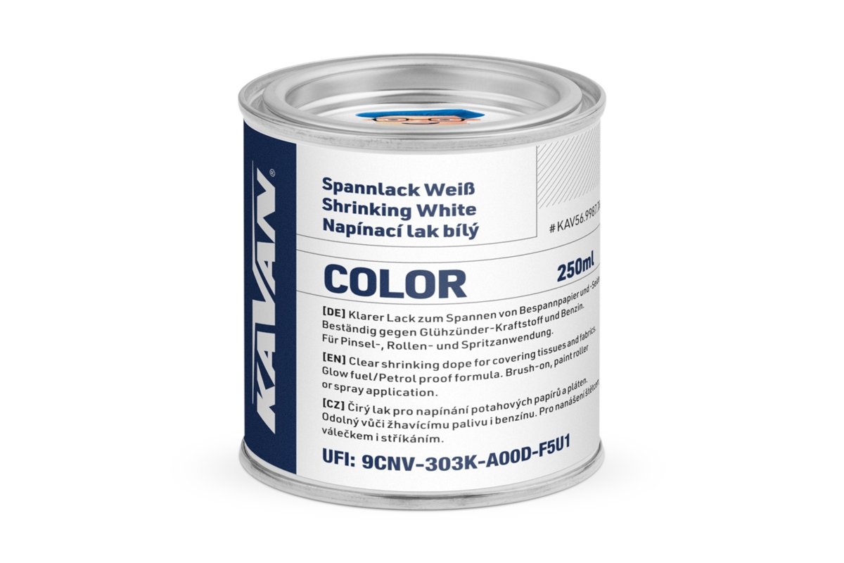 Spännlack Vit 250ml