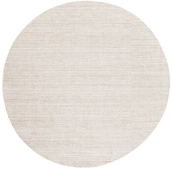 Plain Dust Ivory 150cm Rund