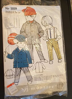 Vi pattern pants and jacket 1960s