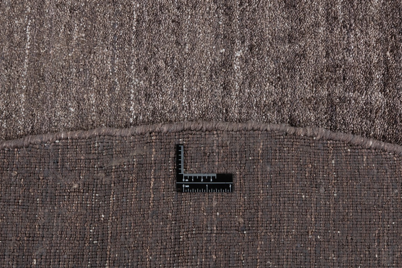 Plain Dust Dark Brown 150cm Rund - 5