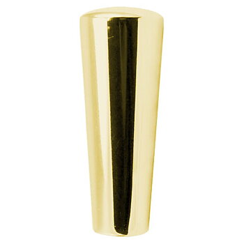 Tap Handle, gold coloured Metal, 7 cm