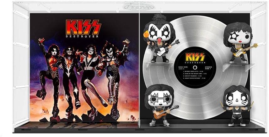 Funko KISS Destroyer US Exclusive Pop Album Deluxe Figure Set  Damaged