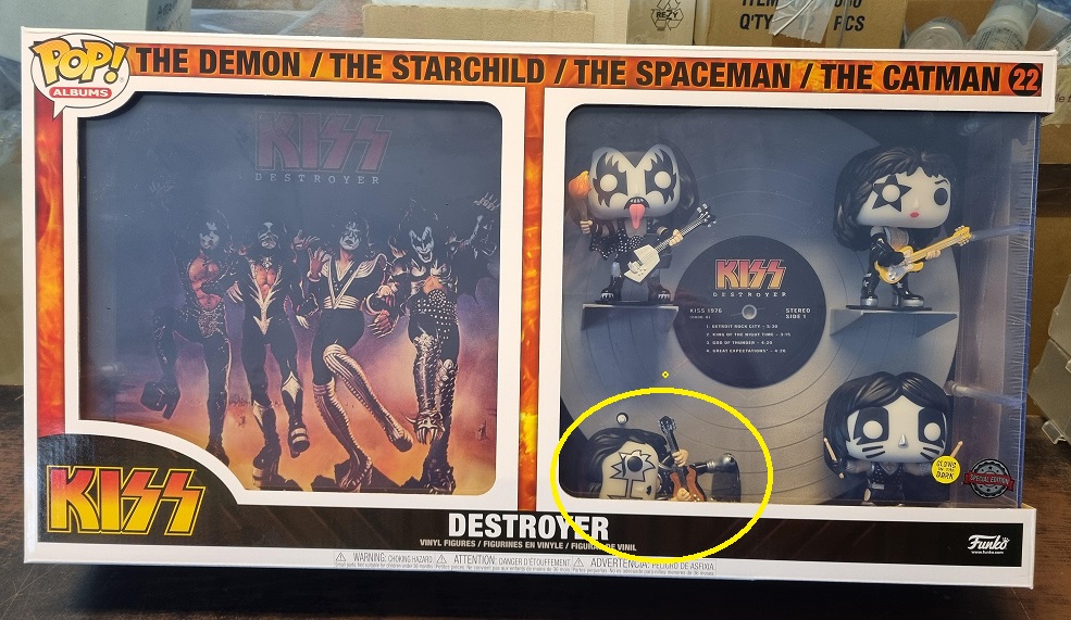 Funko KISS Destroyer US Exclusive Pop Album Deluxe Figure Set  Damaged - 3
