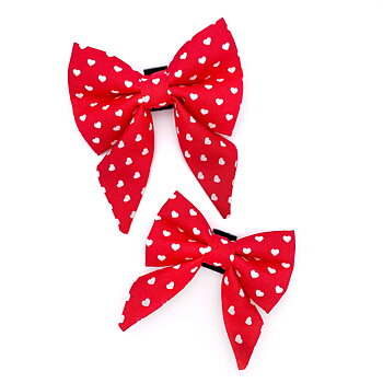  Winthrop Clothing Co Valentine's Day Hearts Sailor Dog Bow
