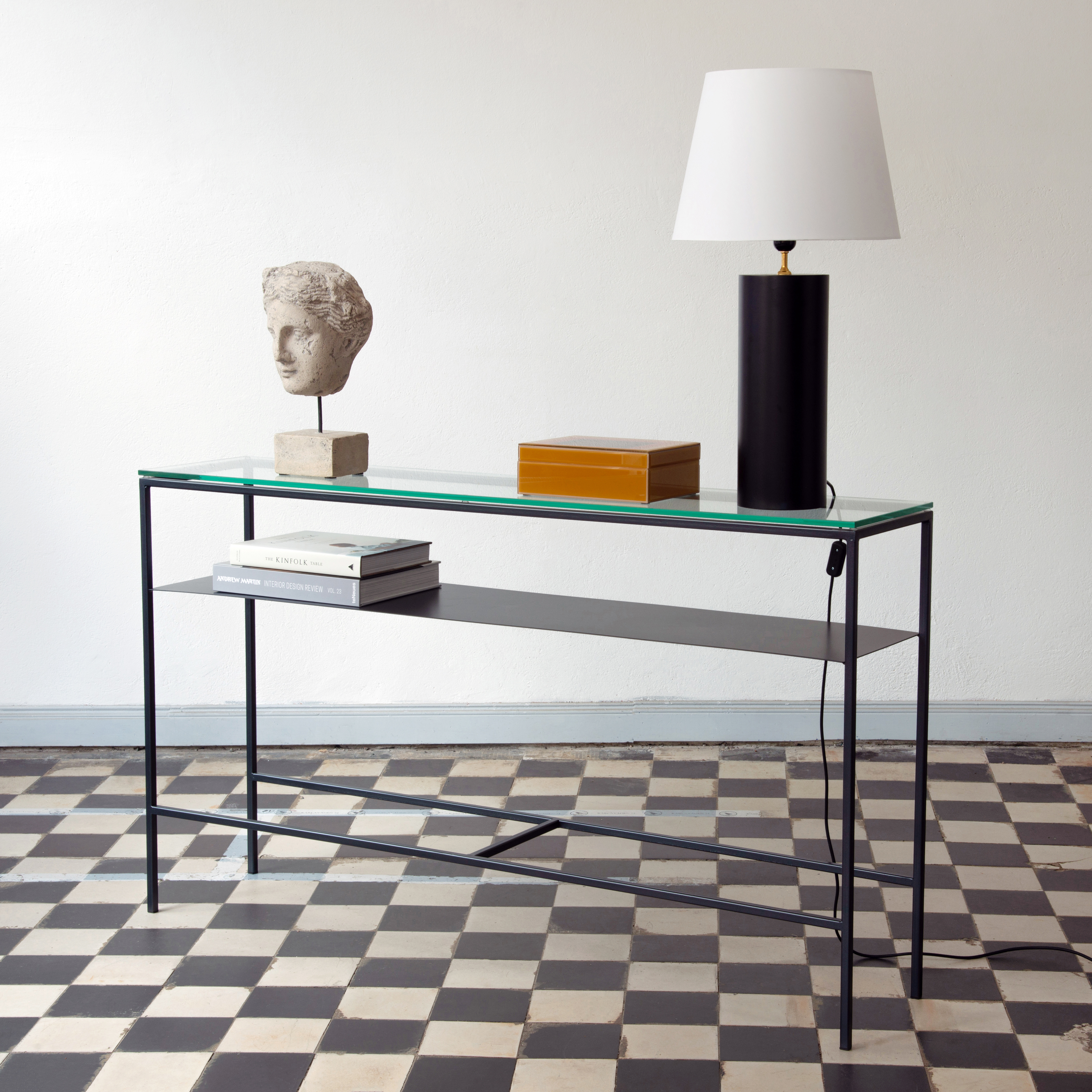 Sidobord Hector Glas