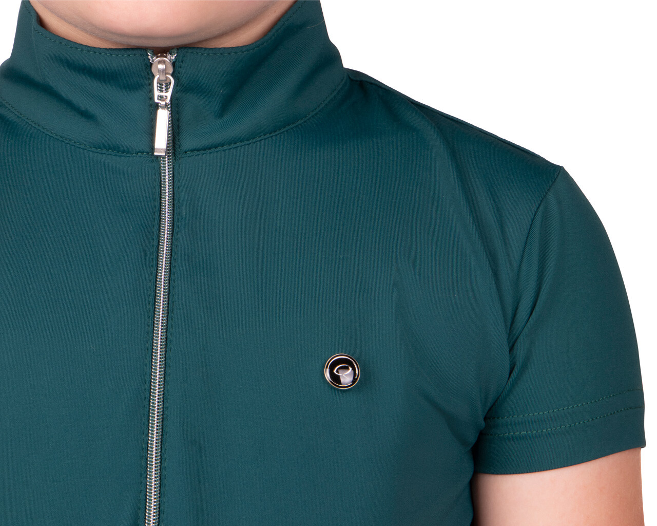 Träningströja Veerle kortärmad med unicornmotiv - teal - 4