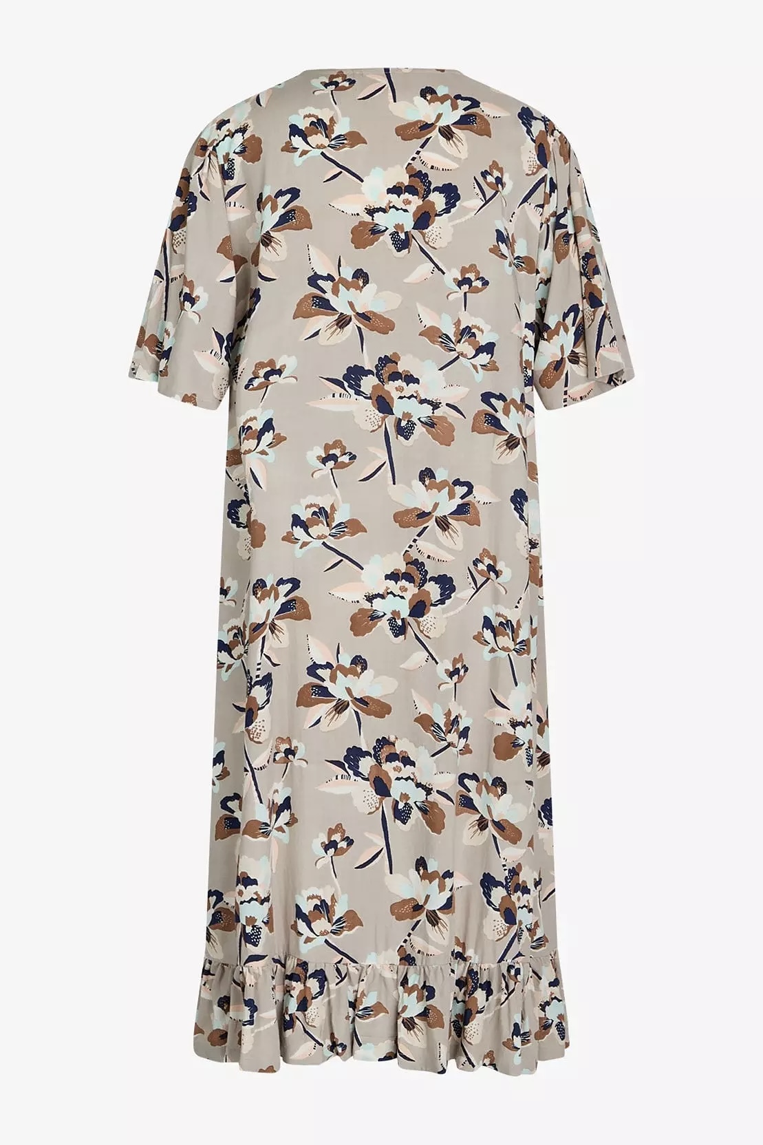 Unmade  - Busraum Printed Dress Sand - 4