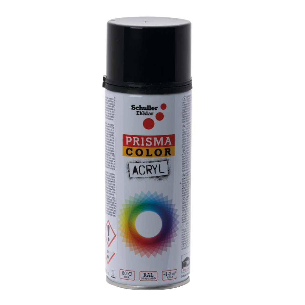 Sprayfärg svart Ral 9005 400ml