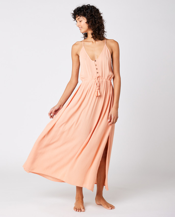 Rip Curl Classic Surf Maxi Klänning Light Coral - 4