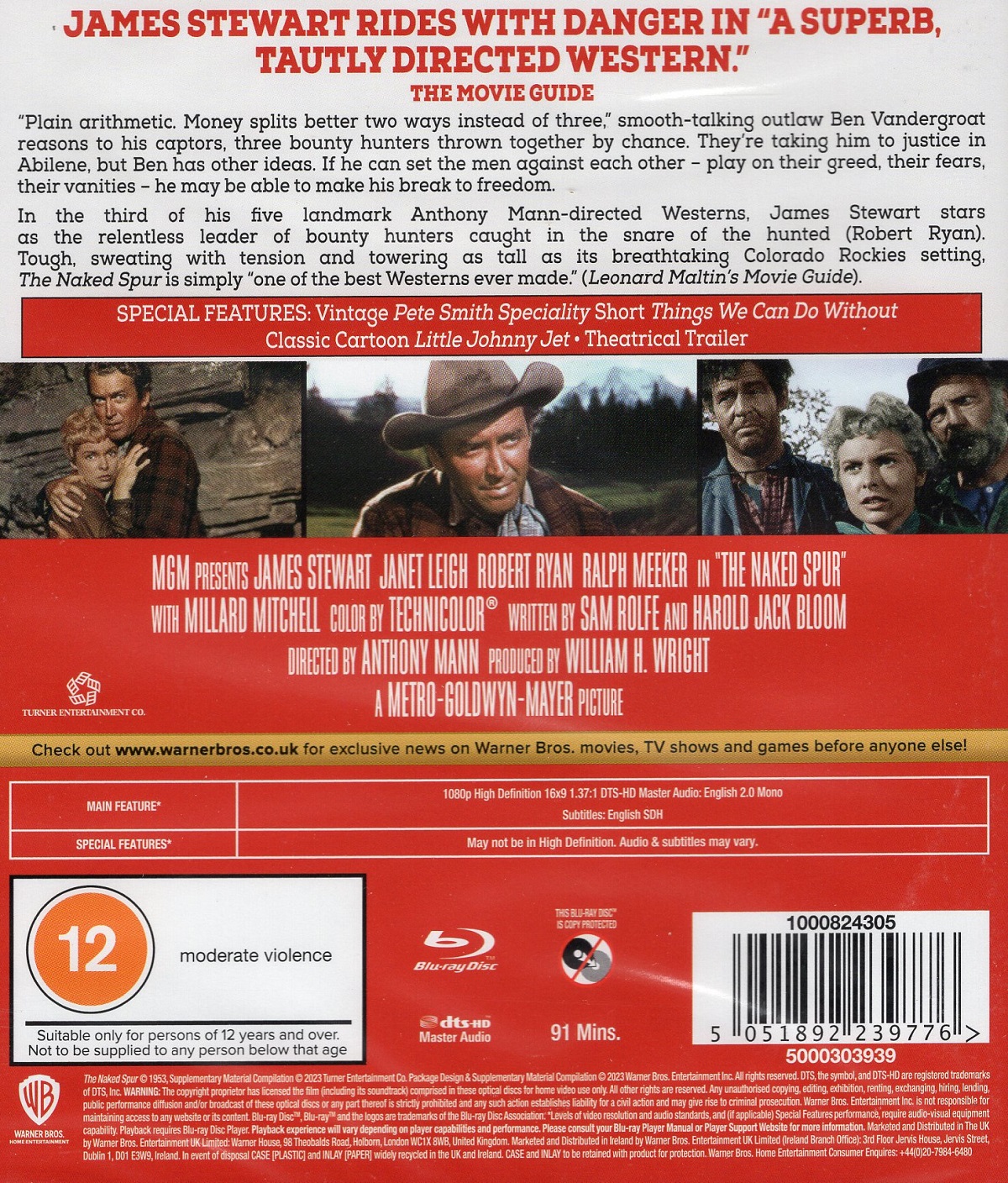 Naked Spur (ej svensk text) (Blu-ray) - 2
