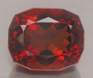 Piedra preciosa de citrino de Madeira natural genuina en forma de cojín muy rara de 5,57 ct
