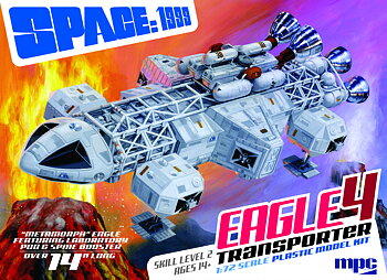 1/72 14″ SPACE:1999 EAGLE 4 FEATURING LAB POD & SPINE BOOSTER