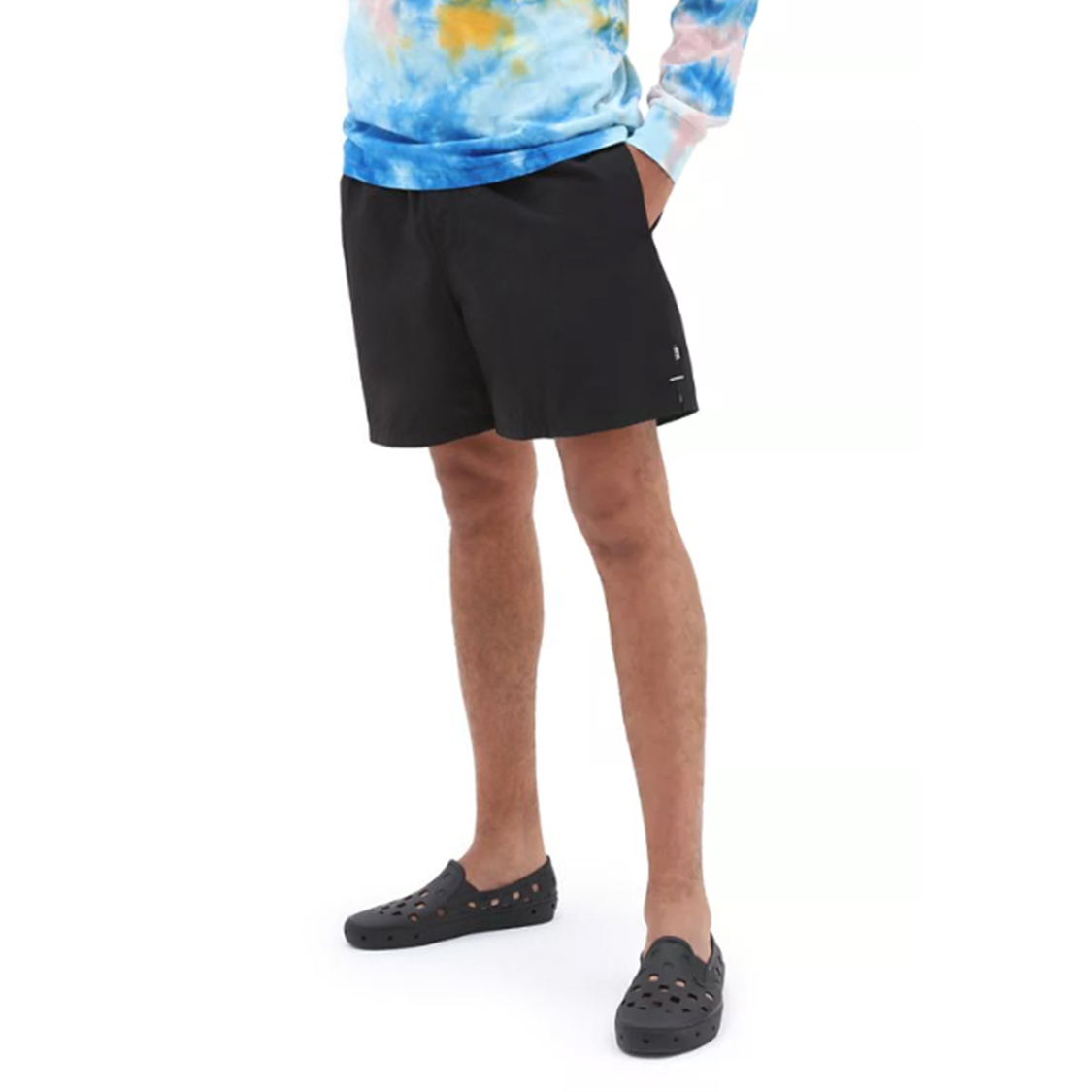 Vans - Primary Solid Elastic Boardshort Black - 3