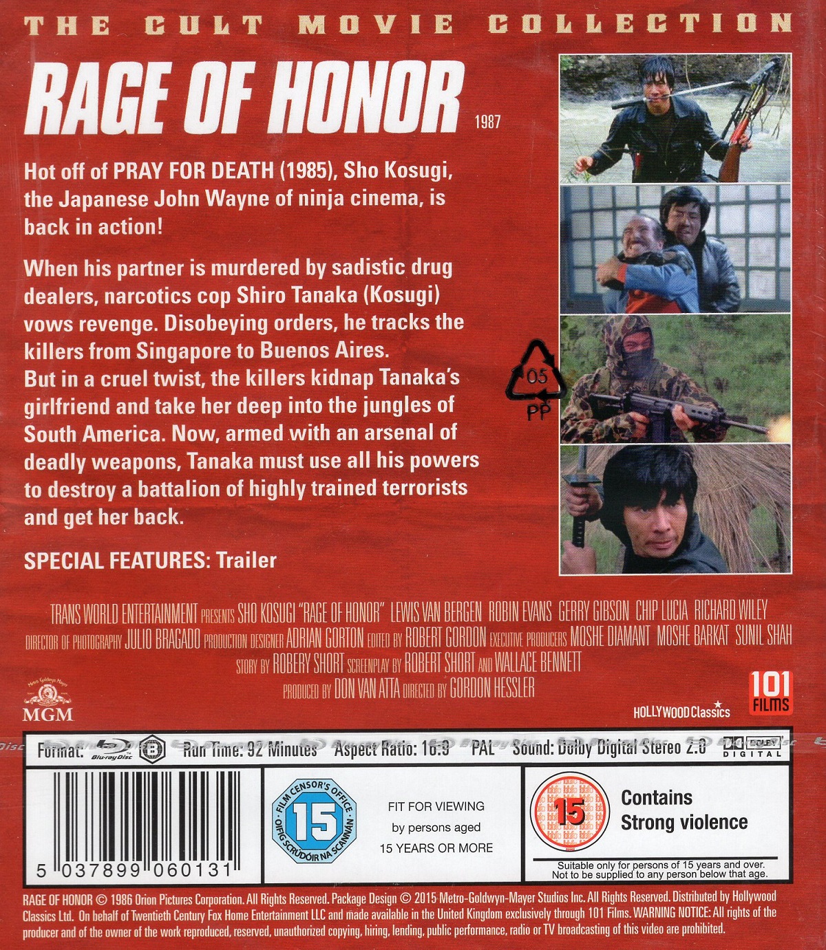 Rage of Honor (ej svensk text) (Blu-ray) - 2