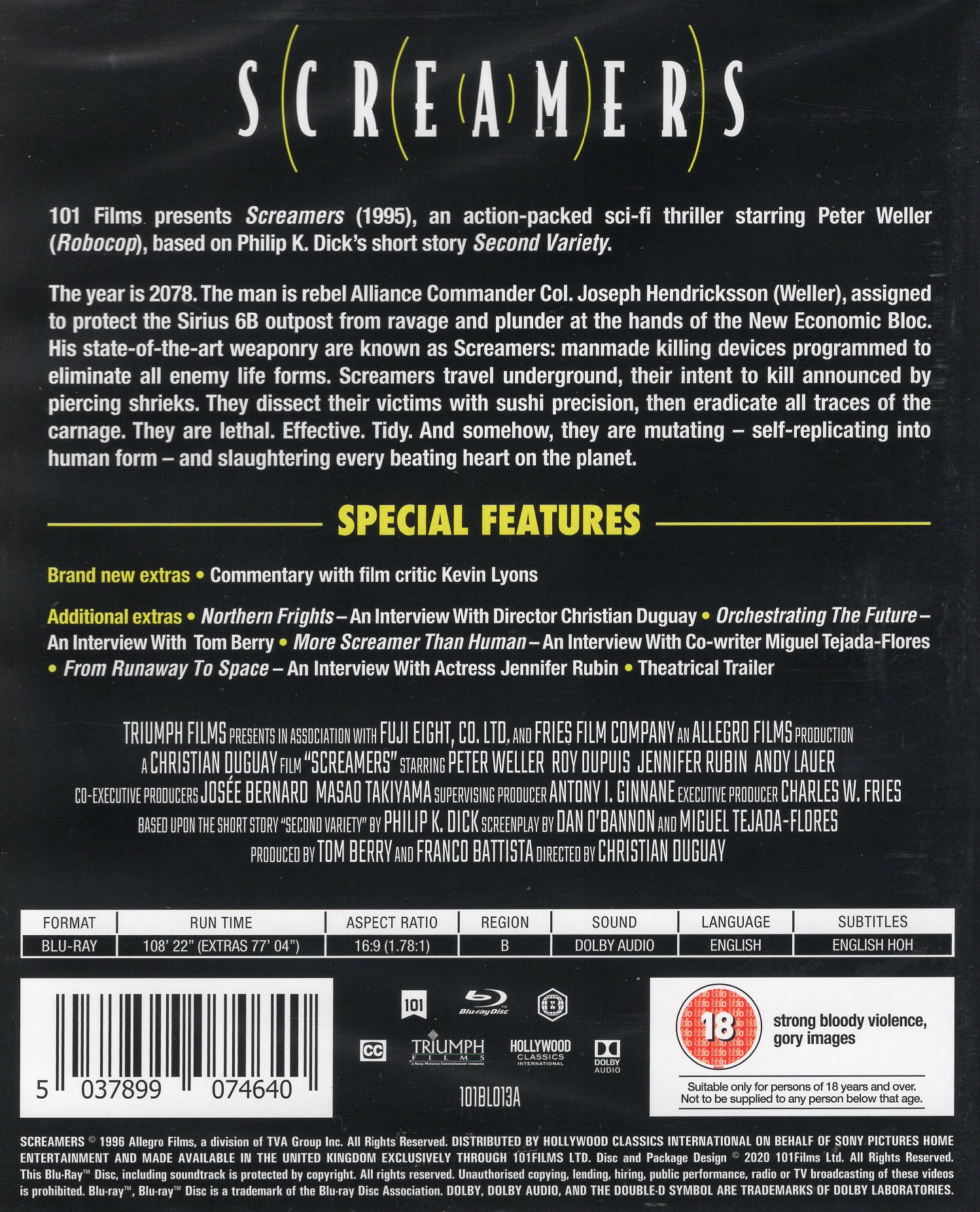 Screamers (ej svensk text) (Blu-ray) - 2