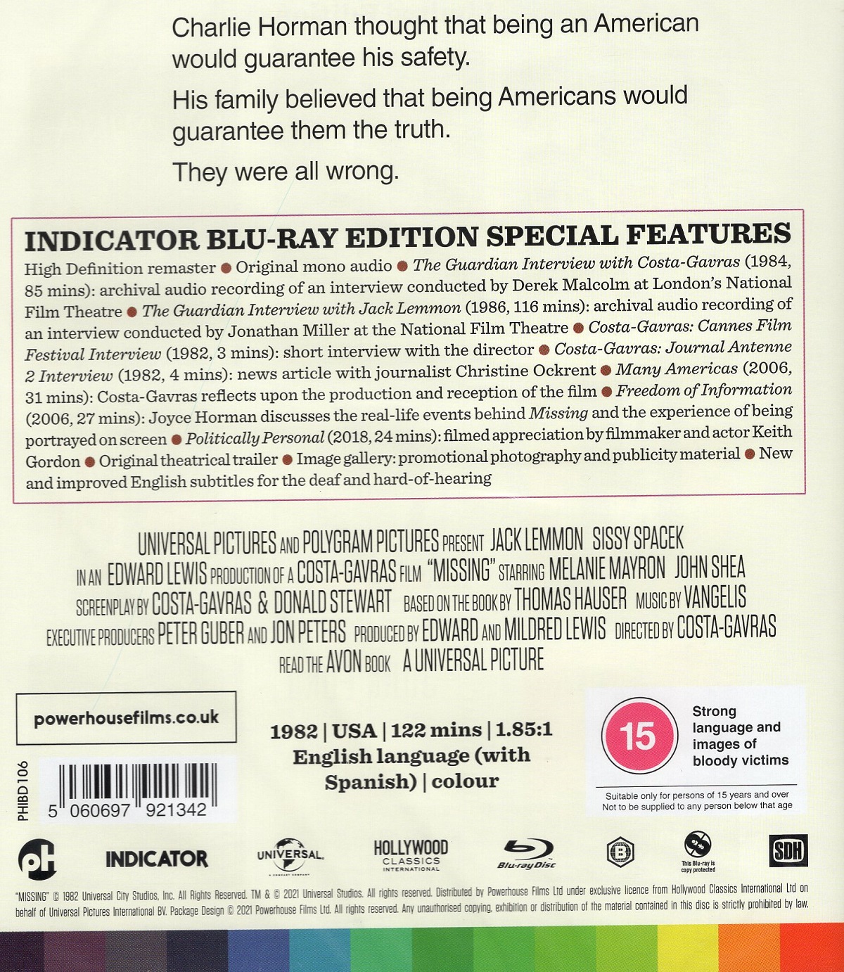 Missing (ej svensk text) (Blu-ray) - 2