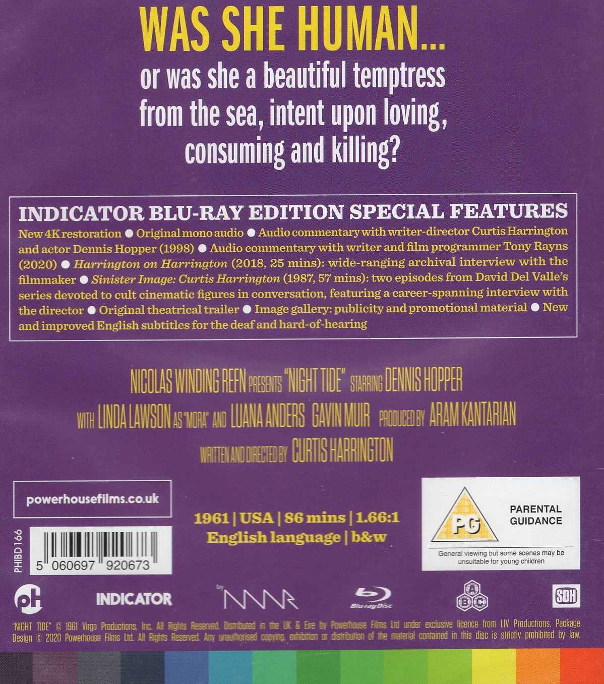 Night Tide (ej svensk text) (Blu-ray) - 2