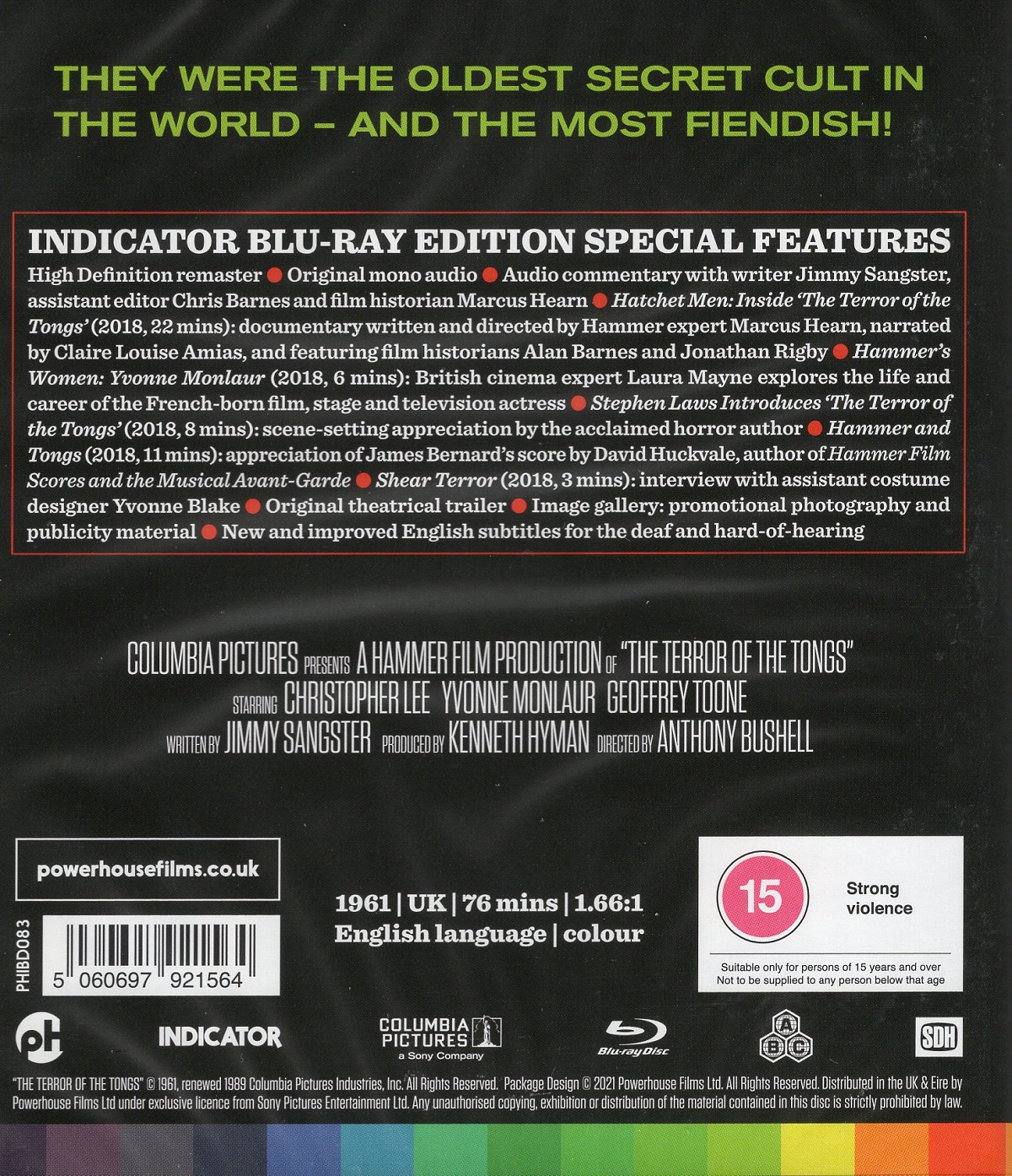 Terror of the Tongs (ej svensk text) (Blu-ray) - 2