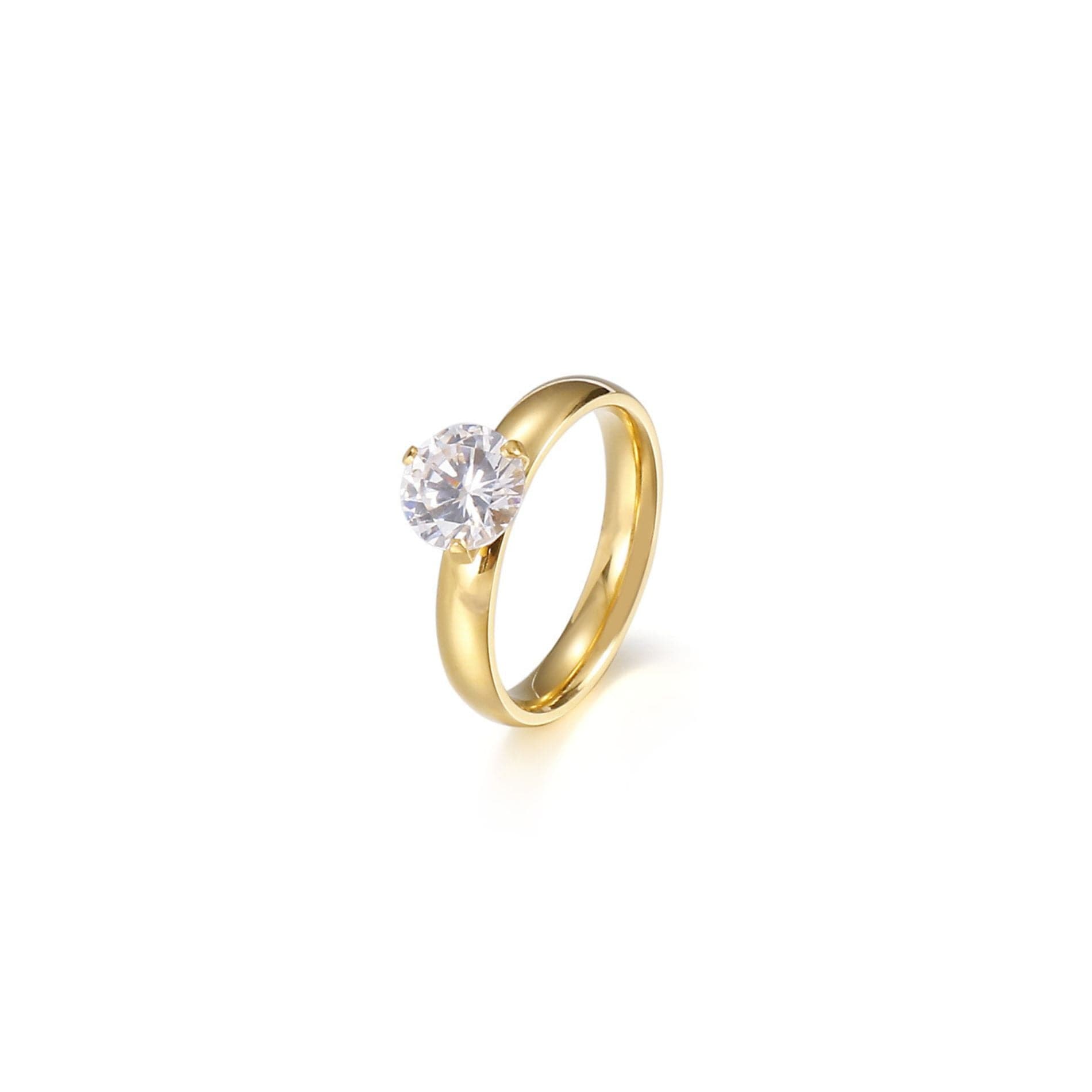 Dansk &nbsp;Copenhagen - Joy Waterproof Slim CZ Ring 18K Gold Plating