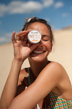 Acorelle Solid Sunscreen SPF50+ Beige 20g