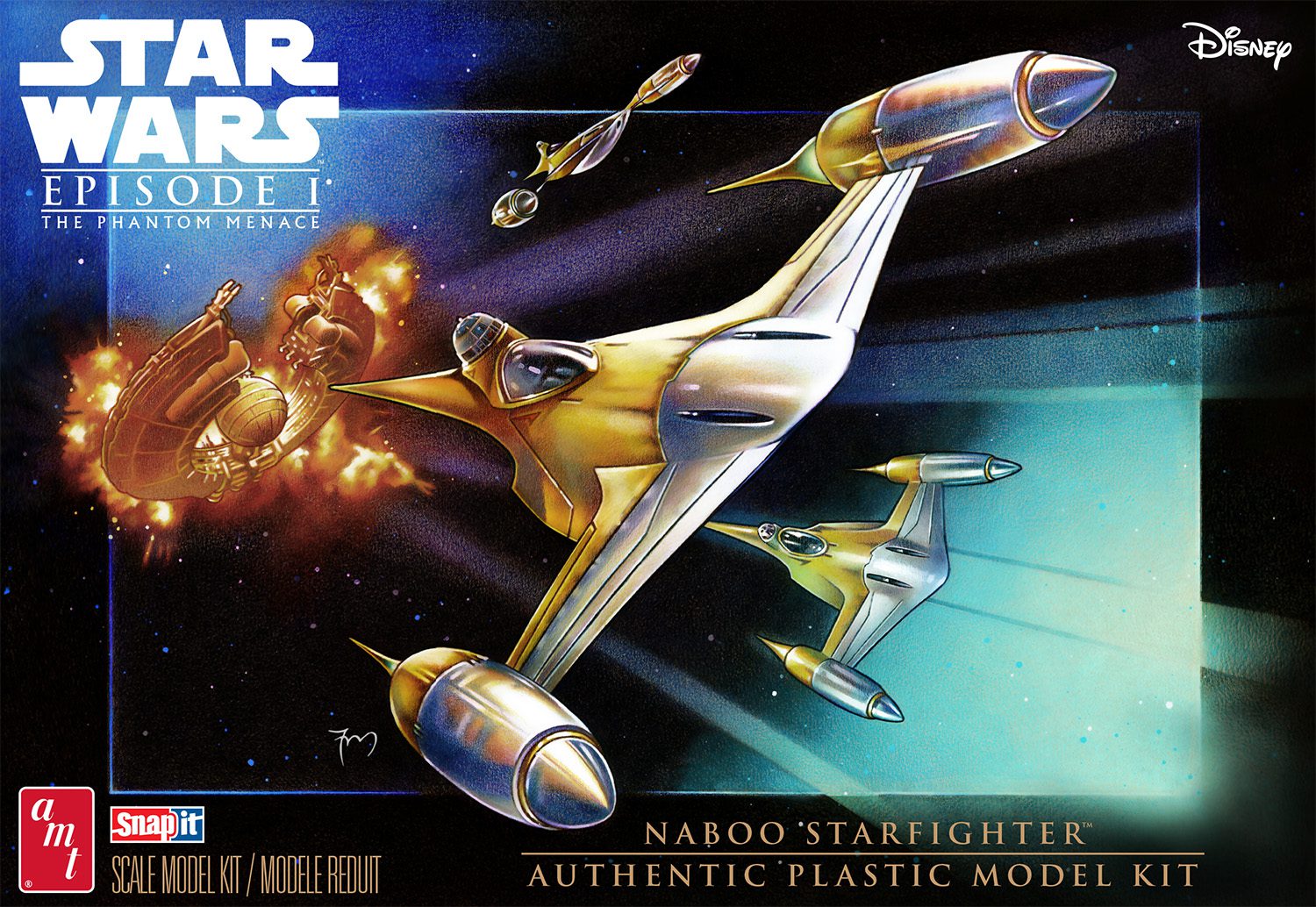 1/48 STAR WARS: THE PHANTOM MENACE N-1 NABOO STARFIGHTER (SNAP)