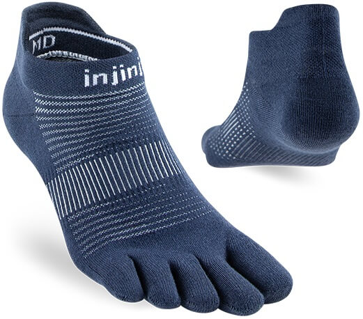 Injinji Run Lightweight No-Show Carbon