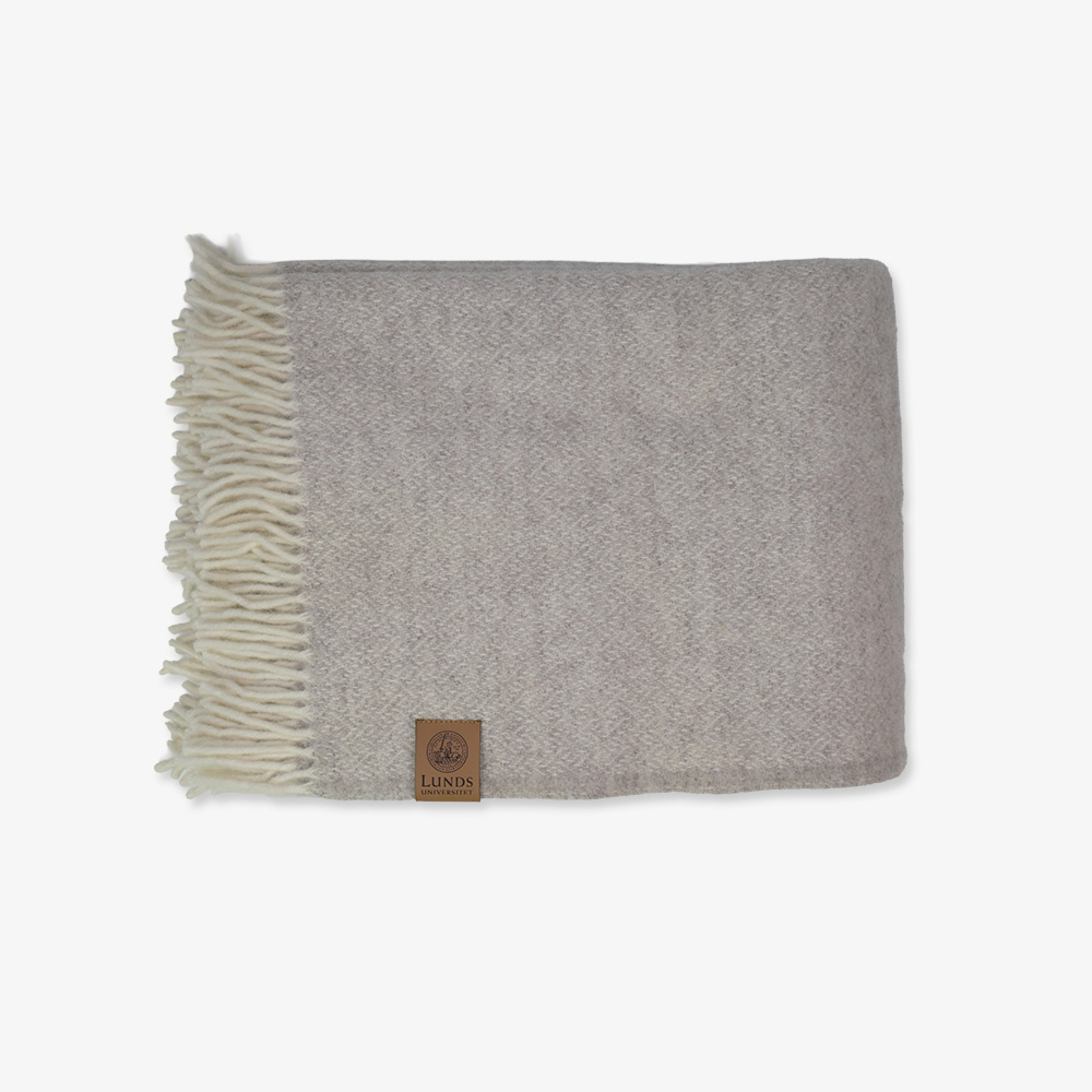 Ullpläd Siluett från Klippan Yllefabrik. Beige - 2