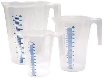 Oljemått set 1L/2L/5L