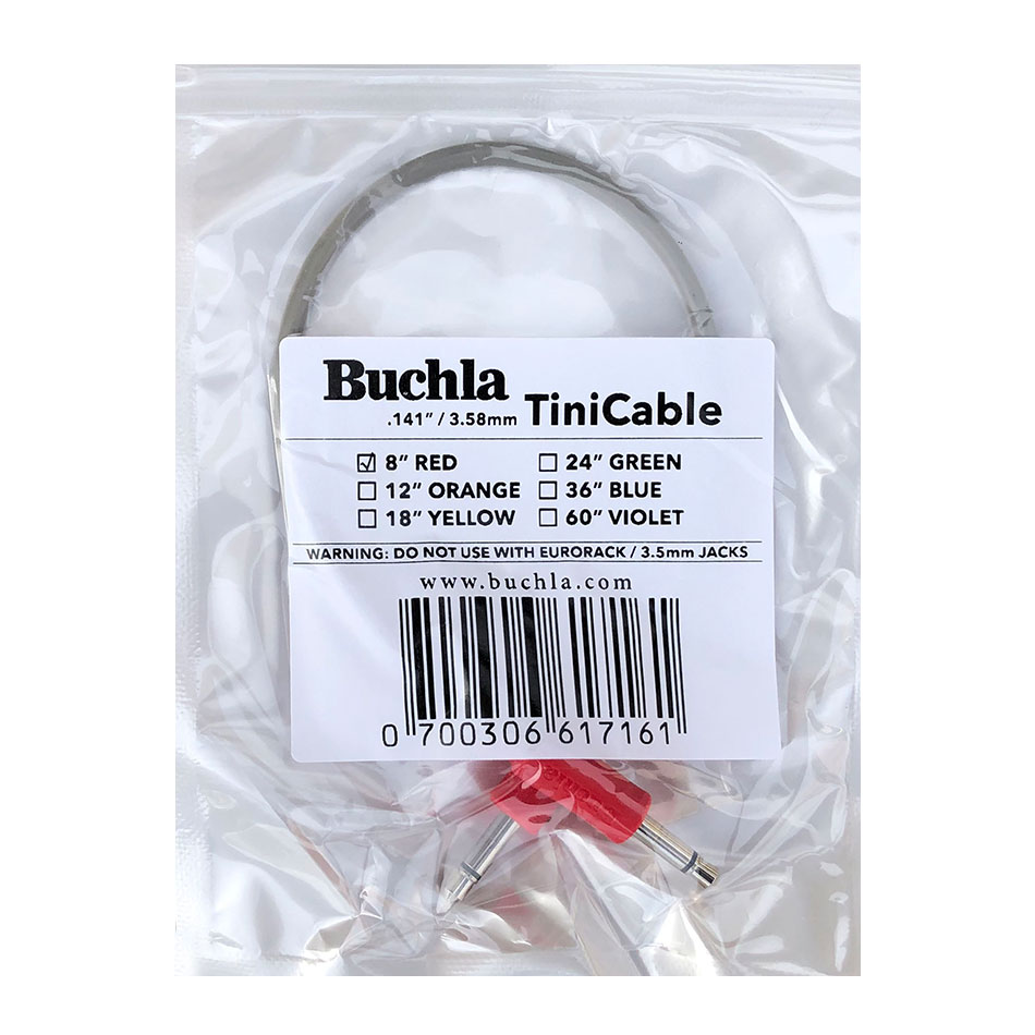 Buchla TiniCable (8 RED)