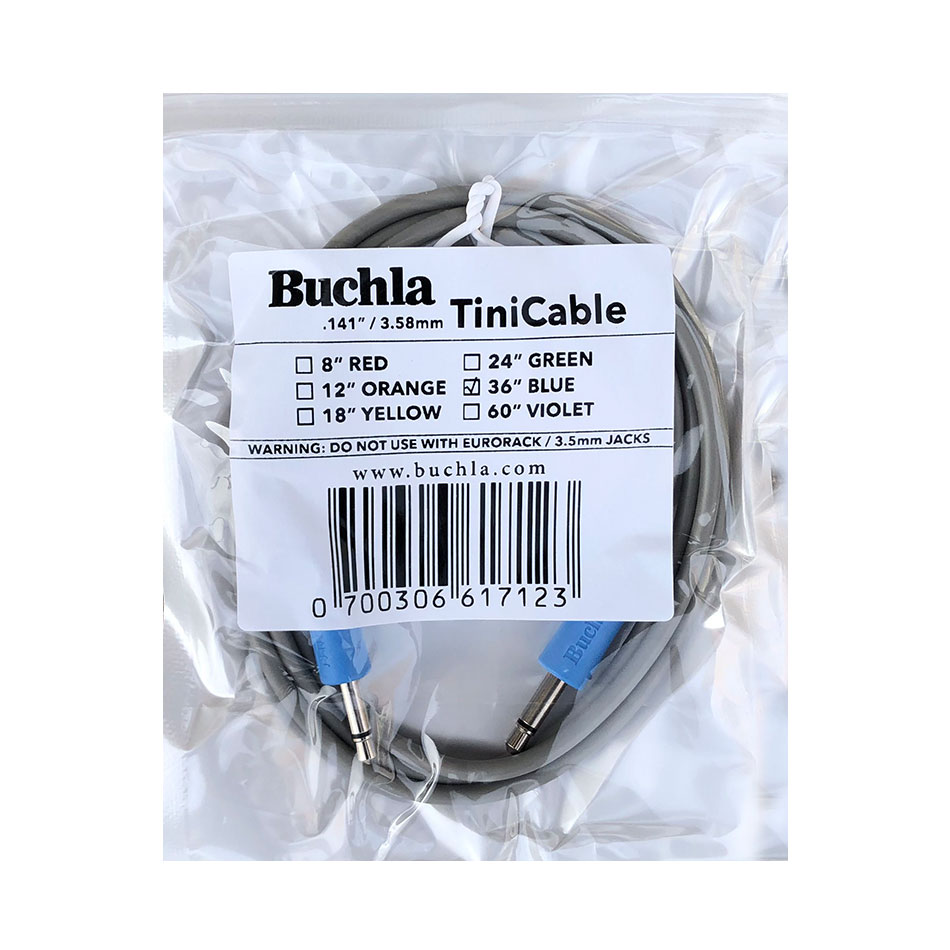 Buchla TiniCable (36" BLUE)