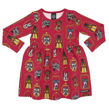 flared dress FRAMED ANIMALS ROSEHIP