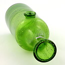 Erik Höglund (1950s) Green Bottle Vase with Face Stamp 25 cm