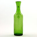 Erik Höglund (1950s) Green Bottle Vase with Face Stamp 25 cm