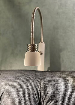 EKETORP sänglampa, vit/stål - Aneta Lighting