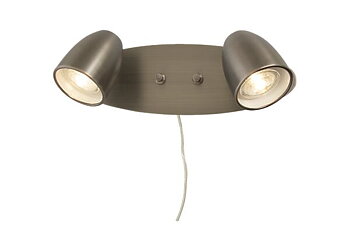 SANDNES vägglampa dubbel, tenn - Aneta Lighting