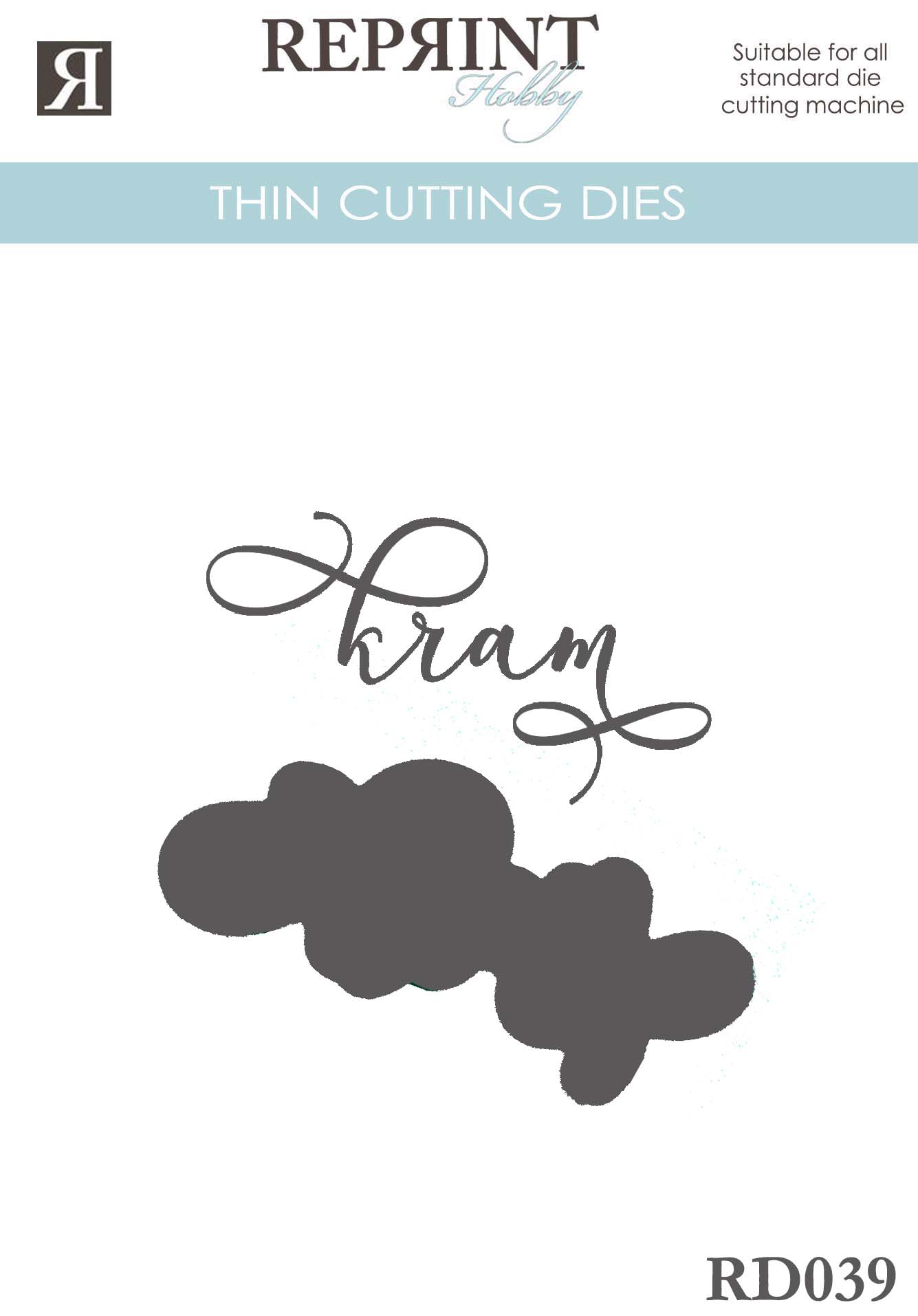 Dies - Reprint - Kram  med bakgrund - 69x 43mm