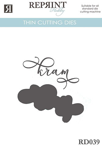 Dies - Reprint - Kram  med bakgrund - 69x 43mm