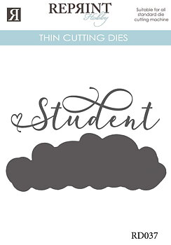 Dies - Reprint - Student med bakgrund - 84 x32 mm 30x40 mm
