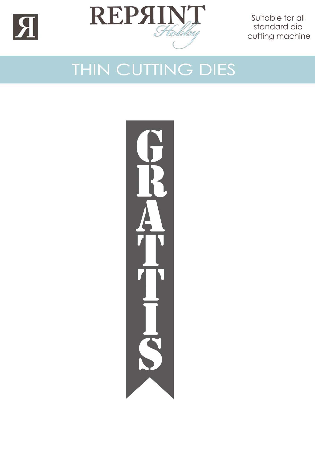 Dies - Reprint - Grattistag - 17 x 89 mm