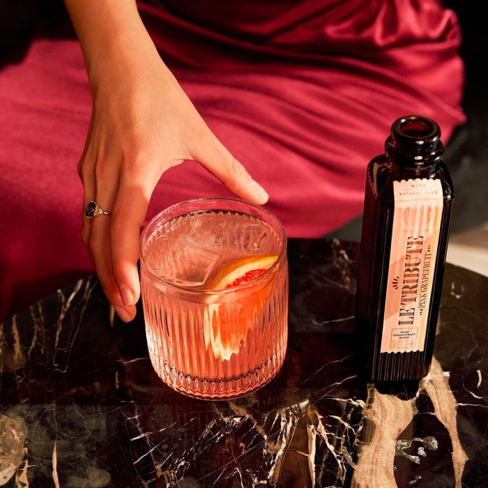 Le Tribute Pink Grapefruit Soda - 3