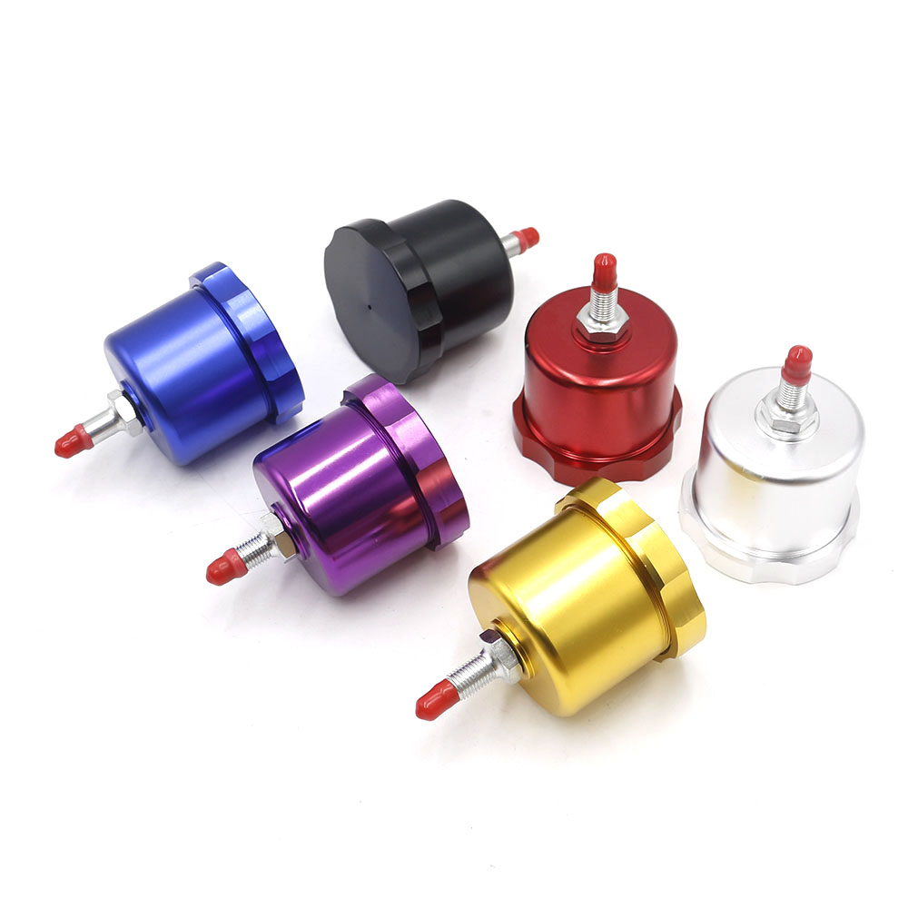 Bromsvätskebehållare Aluminium - Svart/Silver/Lila/Blå/Guld/Röd (7/16-20 UNF)