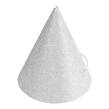 PARTY HATT MINI SILVER 4-P