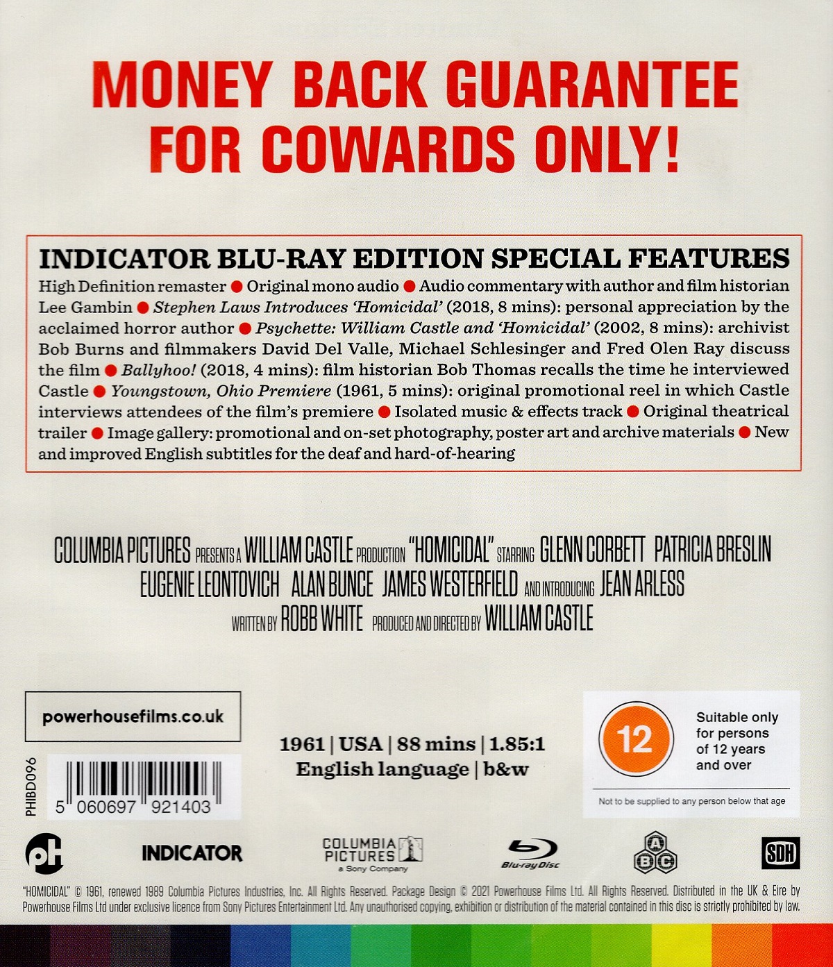 Homicidal (ej svensk text) (Blu-ray) - 2