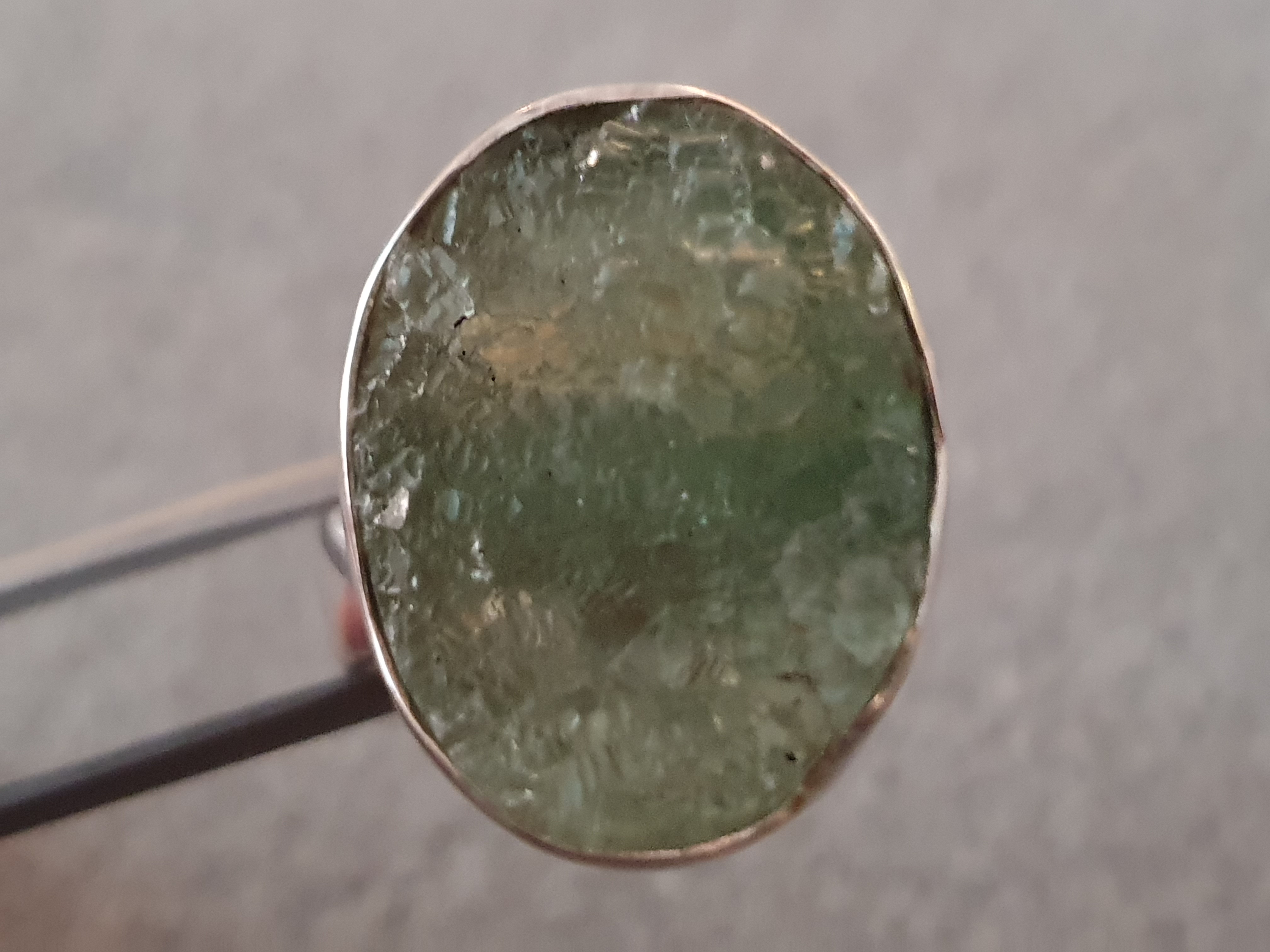 Ring with fluorite, 925 sterling silver - 2