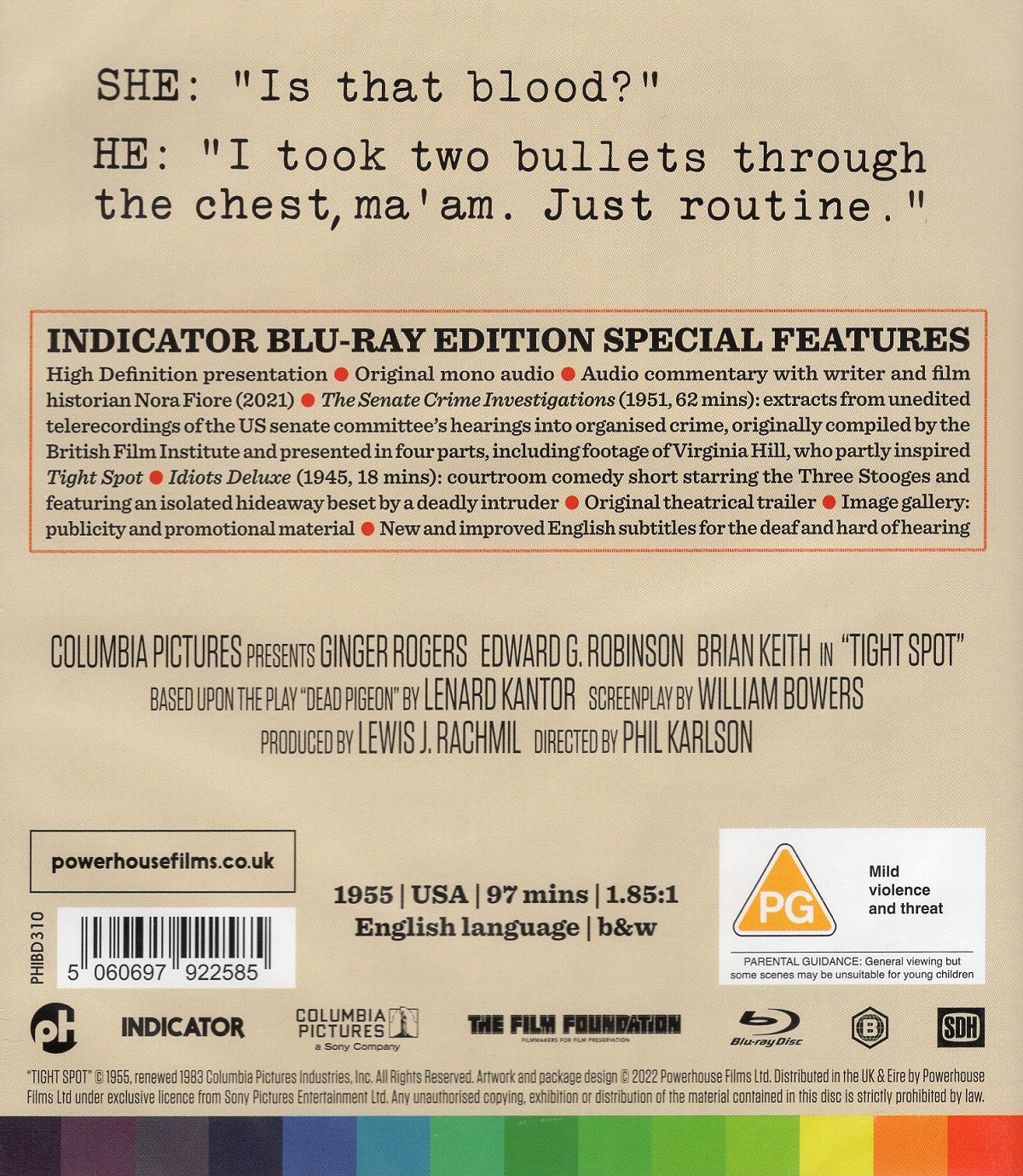 Tight Spot (ej svensk text) (Blu-ray) - 2